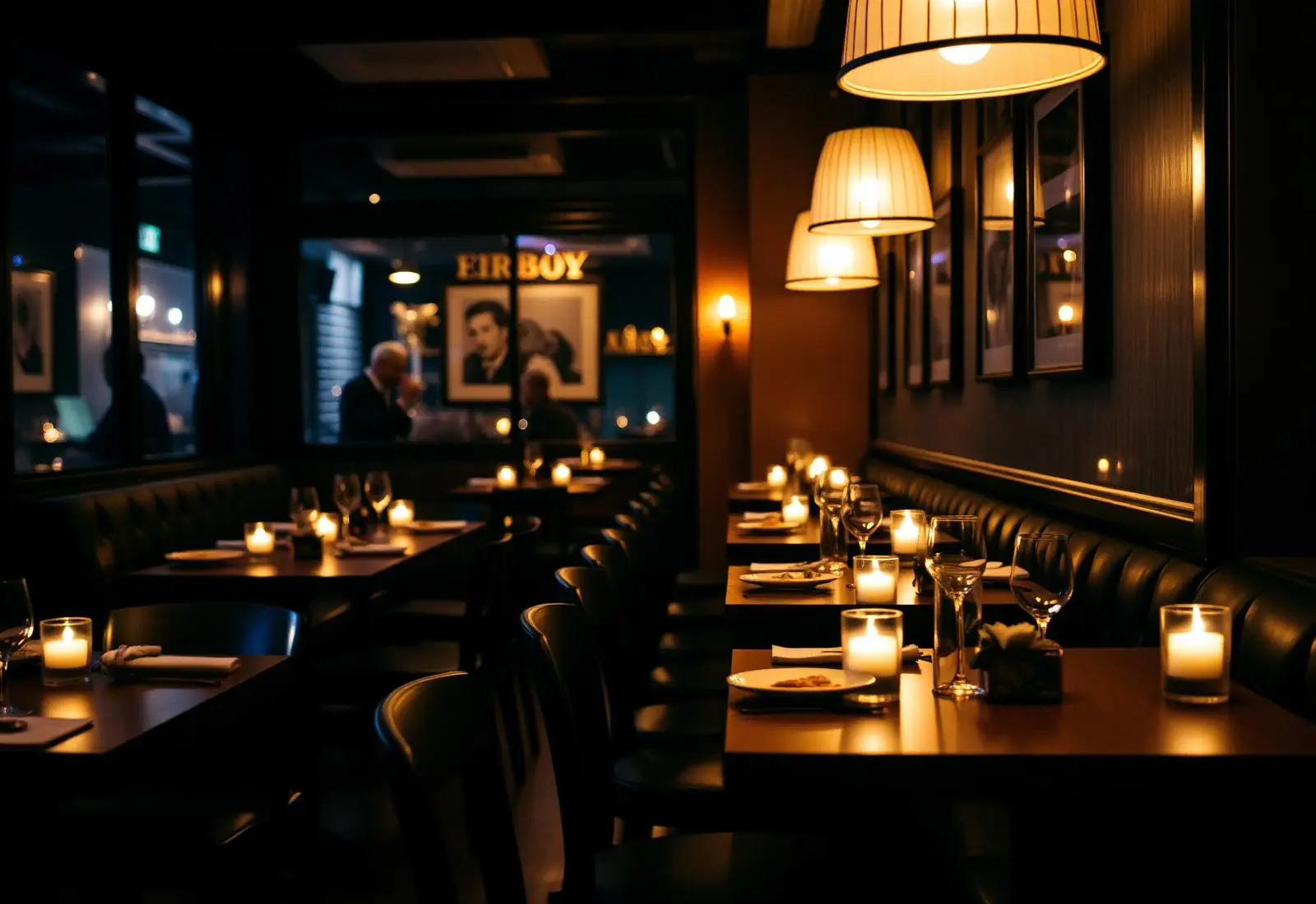 Sfeervol gedekte tafels in het restaurant van De Kleine Chef aan het Vlietsend 7 in Krommenie